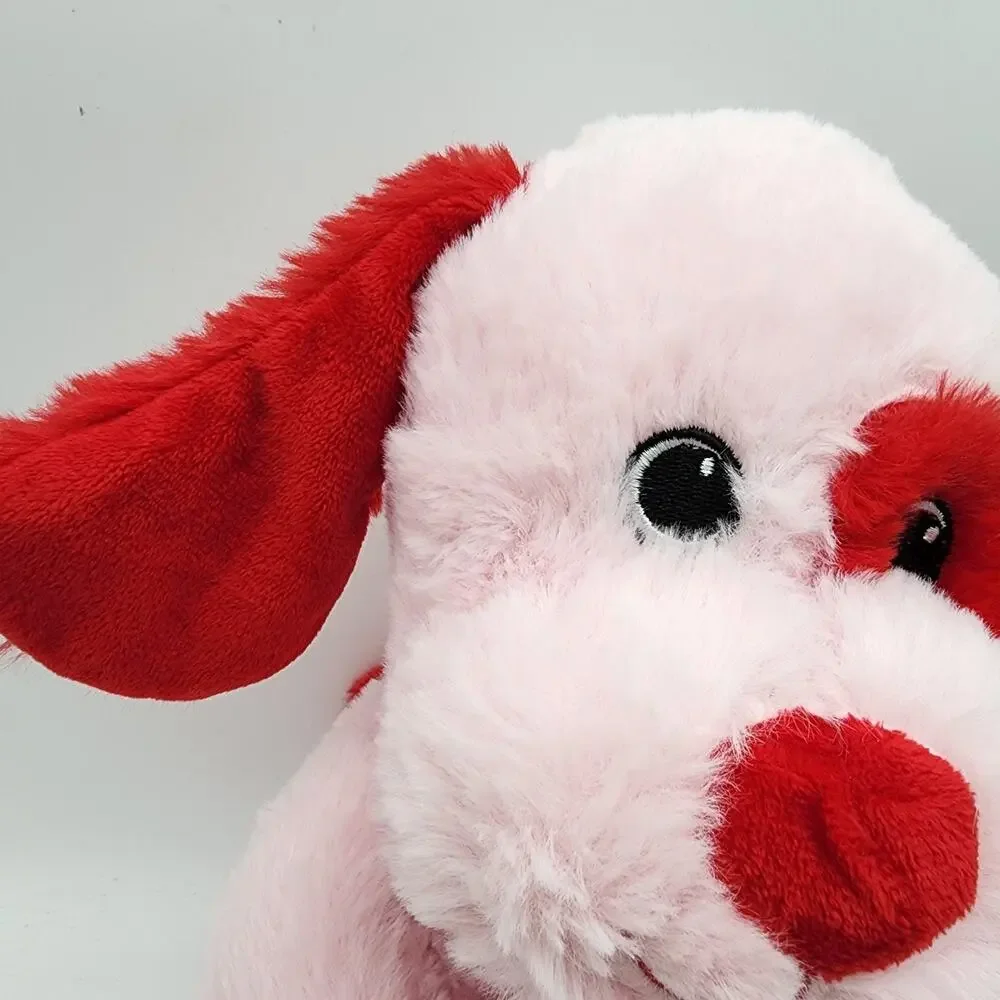 I Love You Latte Pink Dog Plush Stuffed Animal Toy 10